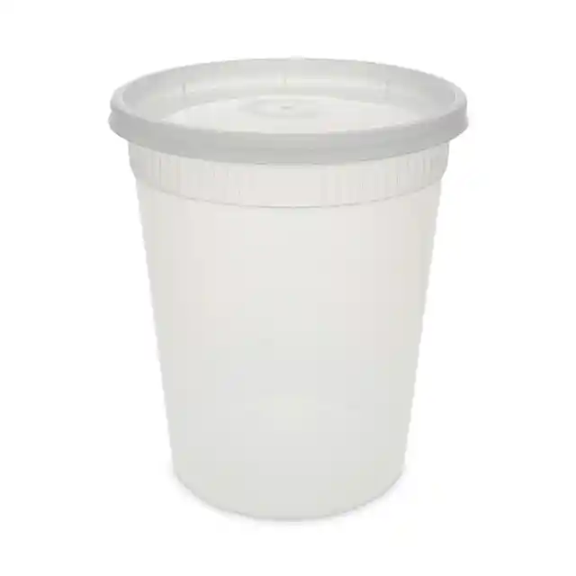 TO GO, Cont., 32 oz, With Lid, Clear, Microwavable, YSD2352, Pactiv, 240 ct /-cs