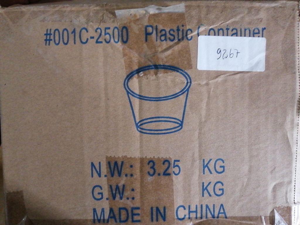 CUP, 1 oz, Plastic, Souffle, Food, #001C, Maxi, 125 ct 