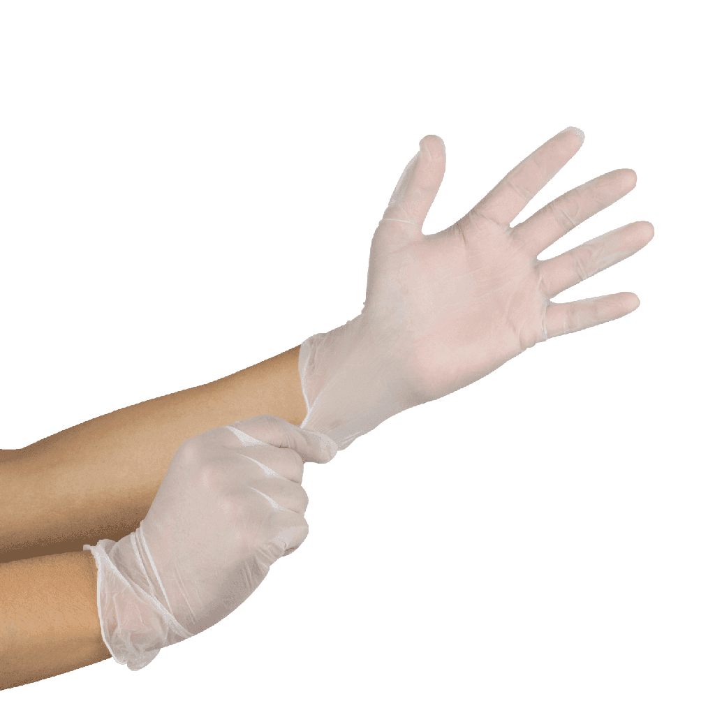 GLOVES, Local, Vinyl, 10-100 ct