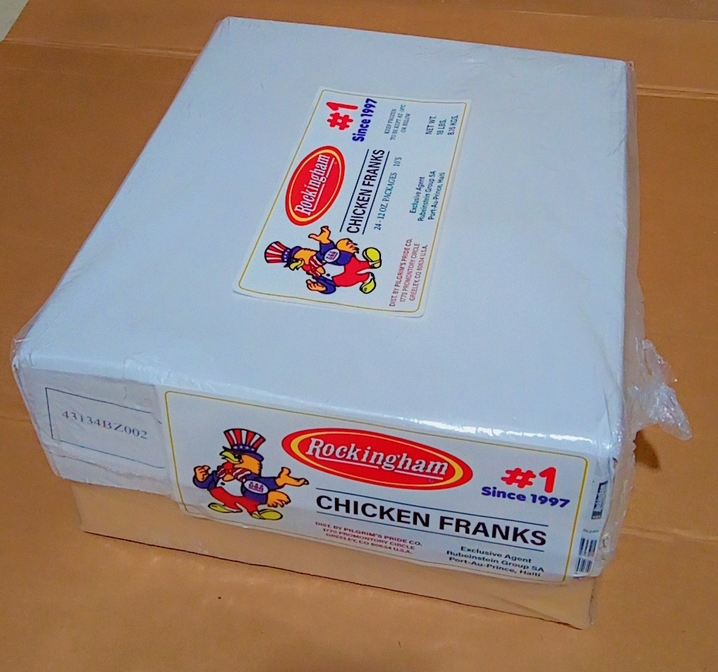 HOT DOG, Chicken, Frozen, Rockingham, lb  