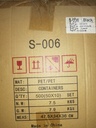 TO GO, CONT., Pet/Pet, S-006, Black, 47.5*34*36 cm, Kanetsuru, 500ct /-cs