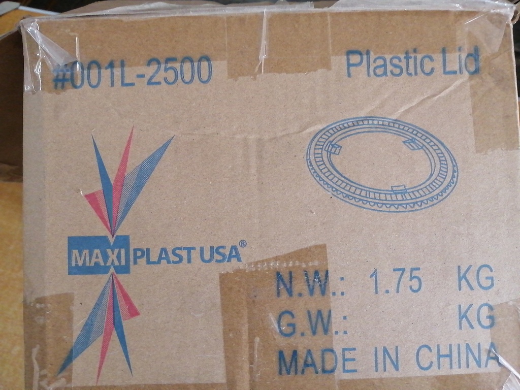 LID, 1 oz, Plastic, Souffle, Food, #001L, Maxi, 125 ct  