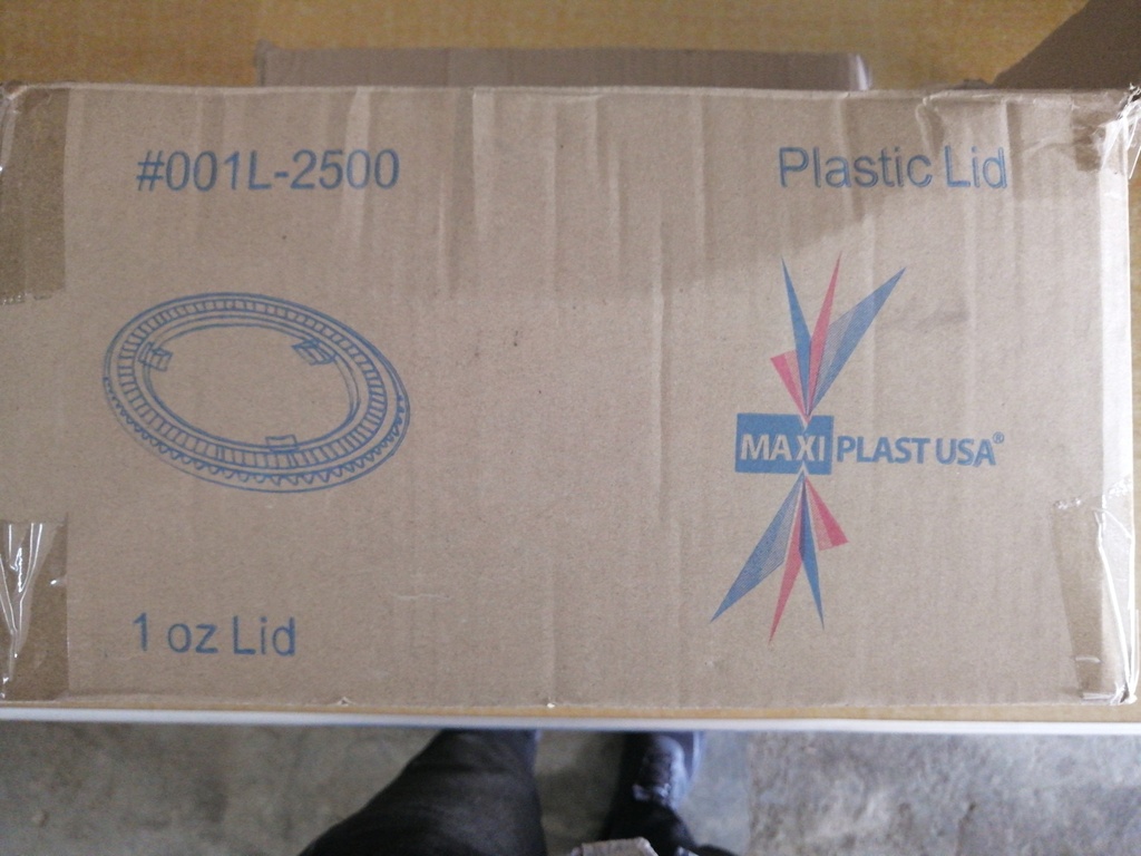 LID, 1 oz, Plastic, Souffle, Food, #001L, Maxi, 125 ct  