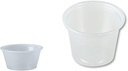 CUP, 2 oz, Plastic, Translucent, Food, Dart, 10-250 ct 