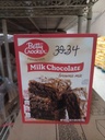 BROWNIE MIX, Milk Chocolate, Betty Crocker, 12-16.3 oz
