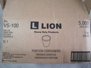 CUP, 1 oz, Plastic, Translucent, Food, Lion, 125 ct