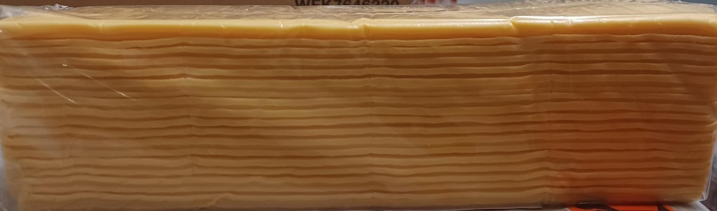 AMERICAN, Cheese, Sliced, Yellow, Unique, 6-5 lb  