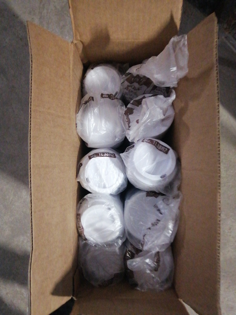 LID, 8 oz, Plastic, White, Hot, #TL38R2, Dart Solo, 100 ct 