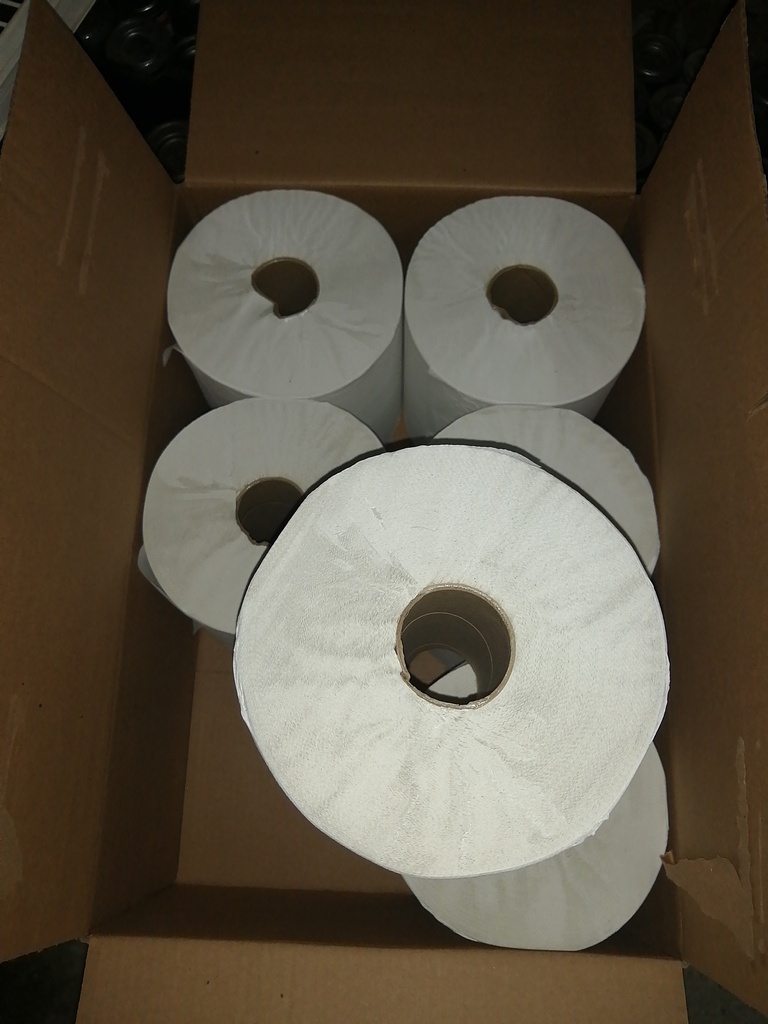 TOWEL, Paper, White, Hardwound, 6 ct