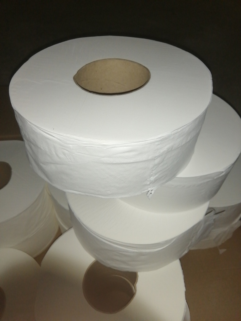 TOILET PAPER, 2 ply, White, Vic Bay, 12 rolls/cs 