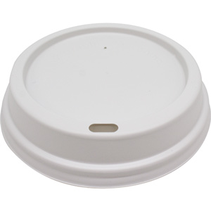 LID, 16 oz, Plastic, White, Dome, With Sip Hole 16HG, Victoria Bay, 10-100 ct