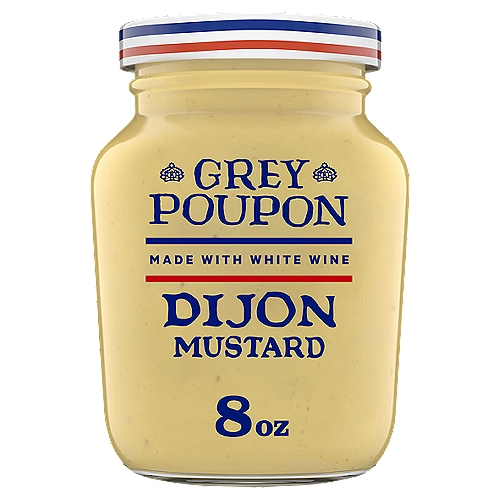 MUSTARD, Dijon, Grey Ponpon, 6-8 oz 