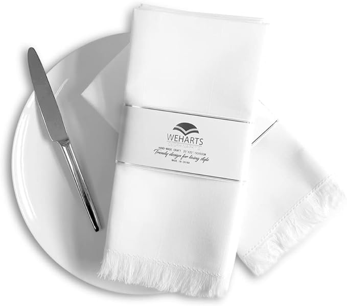 NAPKIN SPUN, Polyester, White, 20''x20''