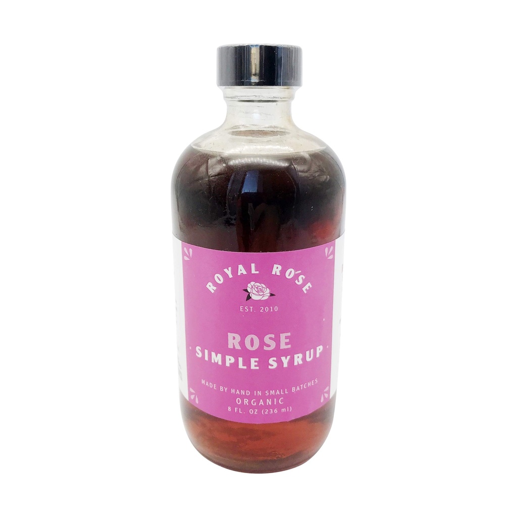 SYRUP, Organic, Rose, Royal, 8 oz