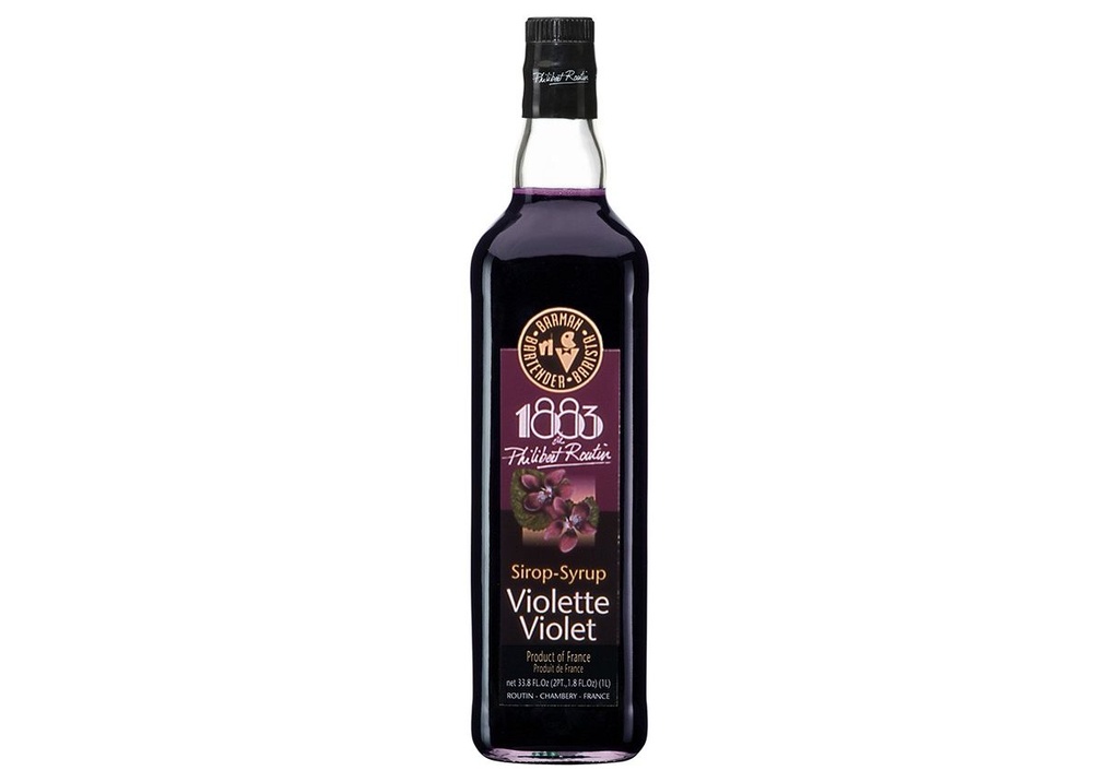 SYRUP, Violet, Philibert De Routin, 33.8 oz