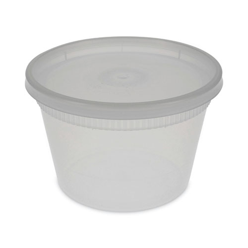 TO GO, Cont.,16 oz, With Lid, Clear, Microwavable, YSD2516, Pactiv, 240 ct /-cs