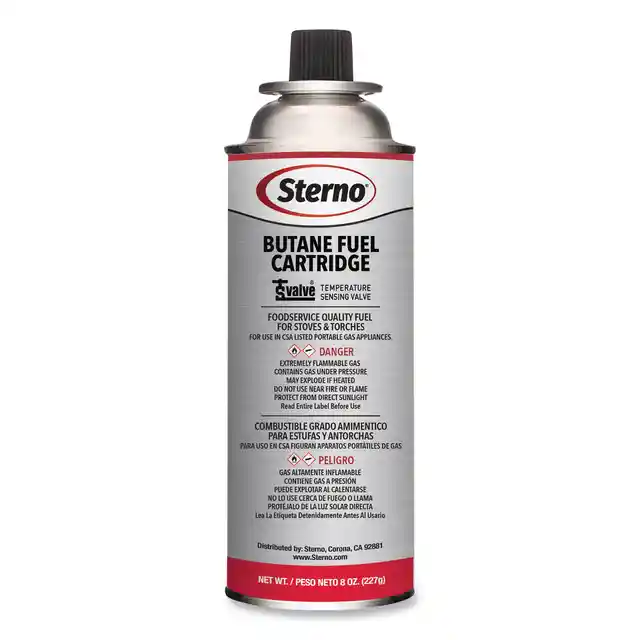 FUEL, Butane, Cartridge, Sterno, 12-8 oz