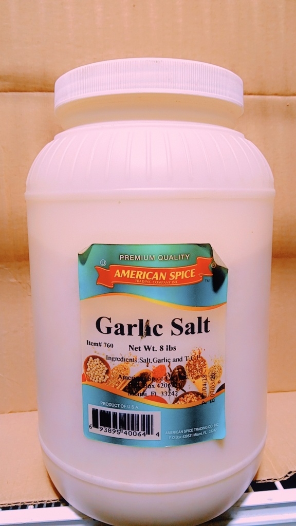 GARLIC, SALT, American Spice, 4-8 lb