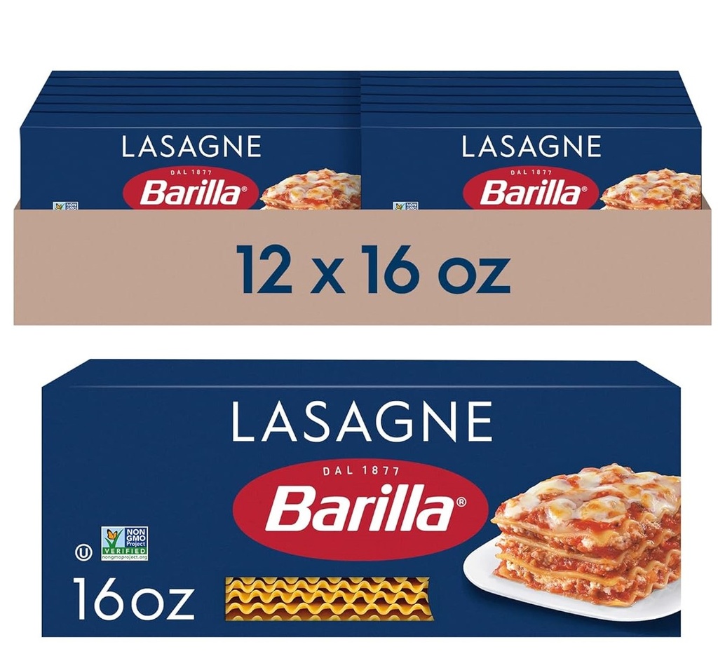 PASTA, Lasagne, Barilla, 12-1 lb