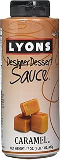 SAUCE, Caramel, Designer Dessert, Lyons, 17 oz