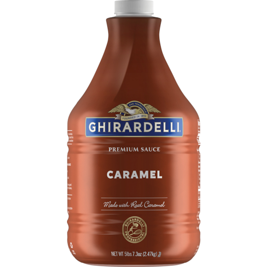 SAUCE, Caramel, Premium, Ghirardelli, 5 lb