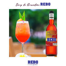 SYRUP, De Grenadine, Rebo, 12-75 cl