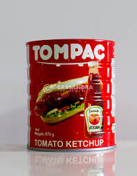 TOMATO, Ketchup, Can, Tompack, 12- 875 gr