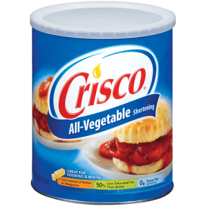 VEGETABLE SHORTENING, Crisco, 6-6 lb 