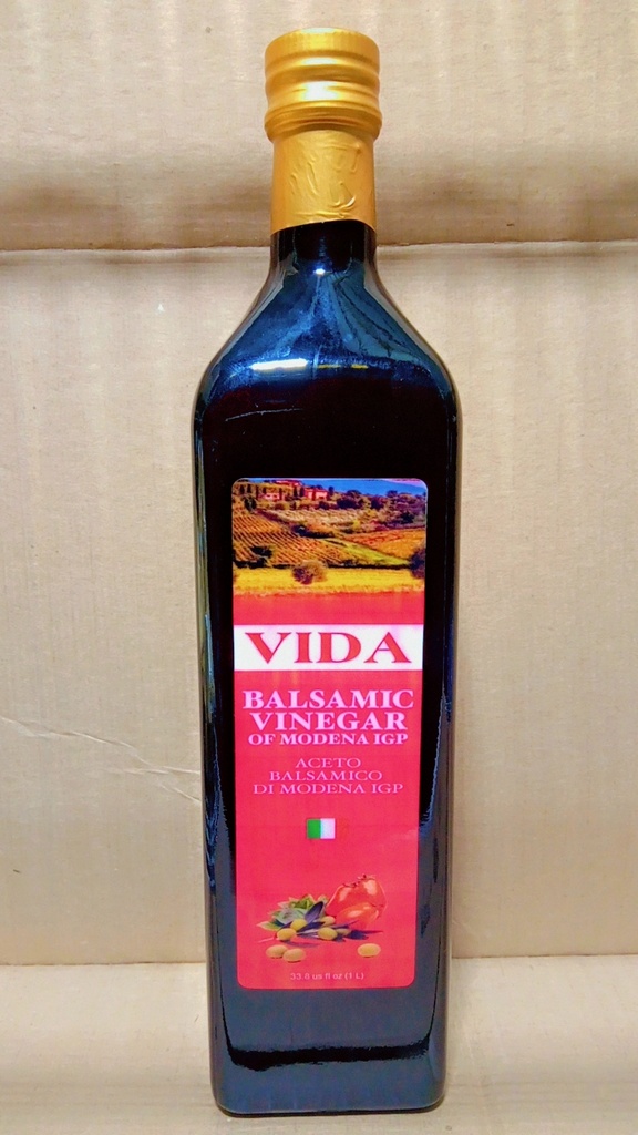 VINEGAR, Balsamic, Modena, Vida, 12-33.8 oz