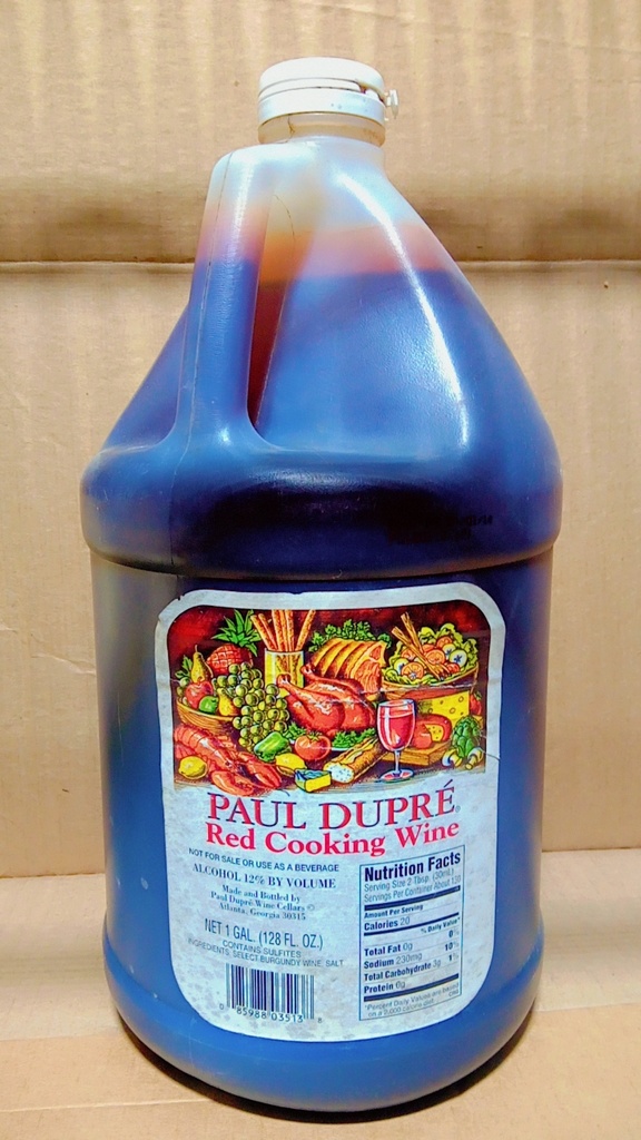 WINE, Red Cooking, Paul Dupre, 4-128 oz 