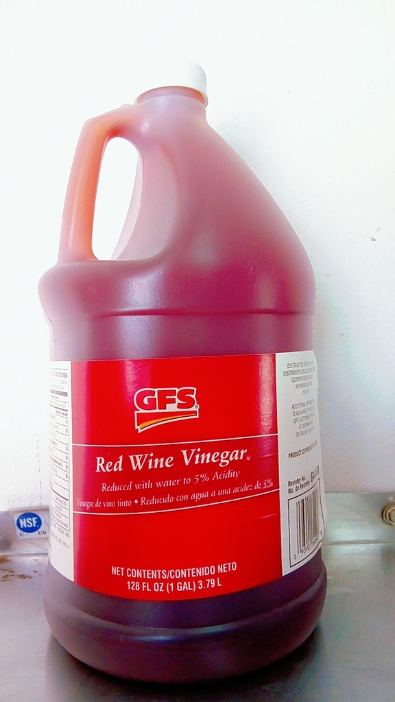 VINEGAR, Red Wine, GFS, 4-128 oz 