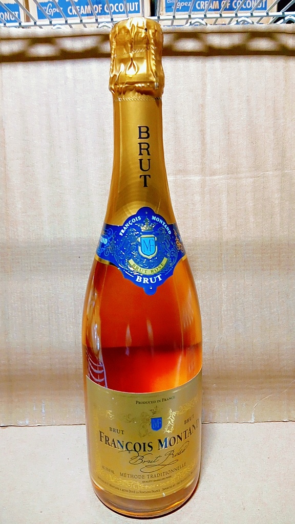 WINE, Sparkling, Francois Montand, Brut Rosé, 750 ml    