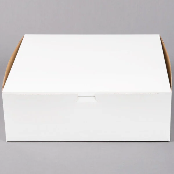 BOX, Cake, White, Carton, 12"x 12"x 4", 100 ct /-cs