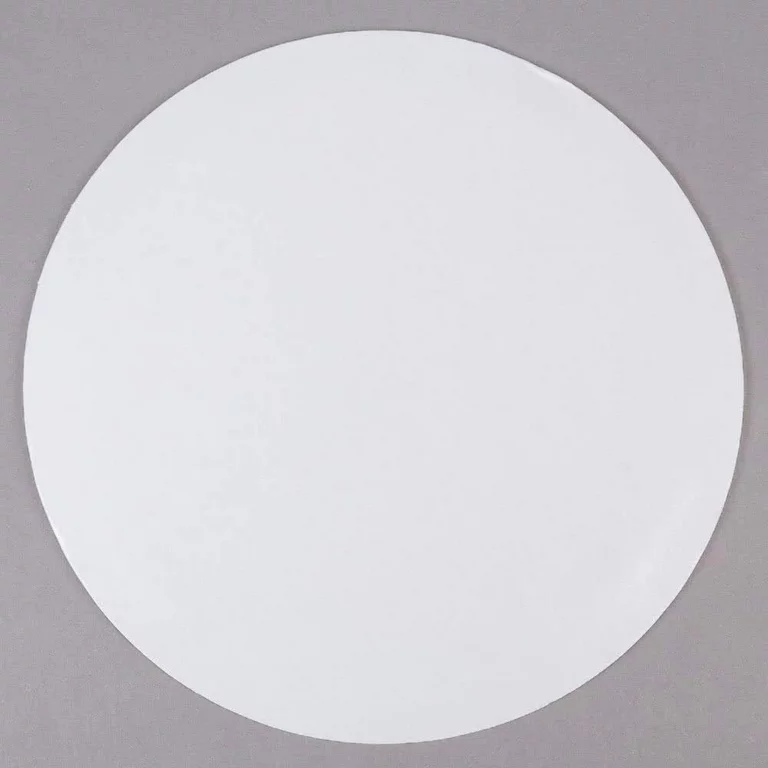 CAKE BOARD, White, Corrugated, Circle, 8", 500 ct /-cs