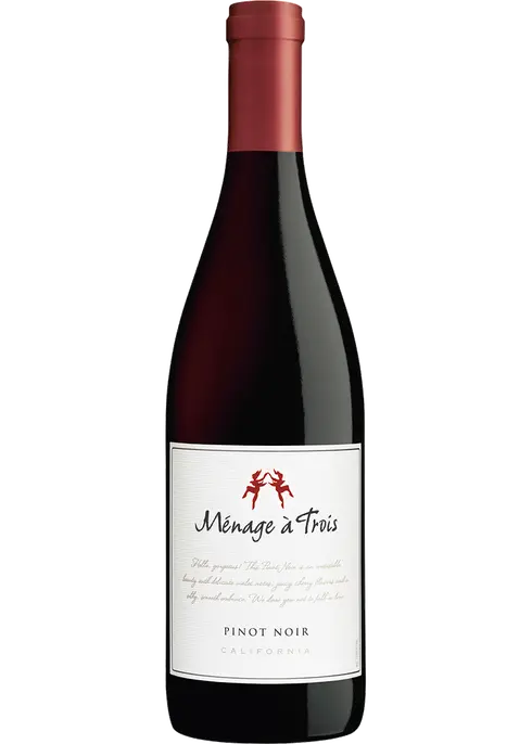 WINE, Red, Pinot, Noir, Menage A Trois, 750ml 