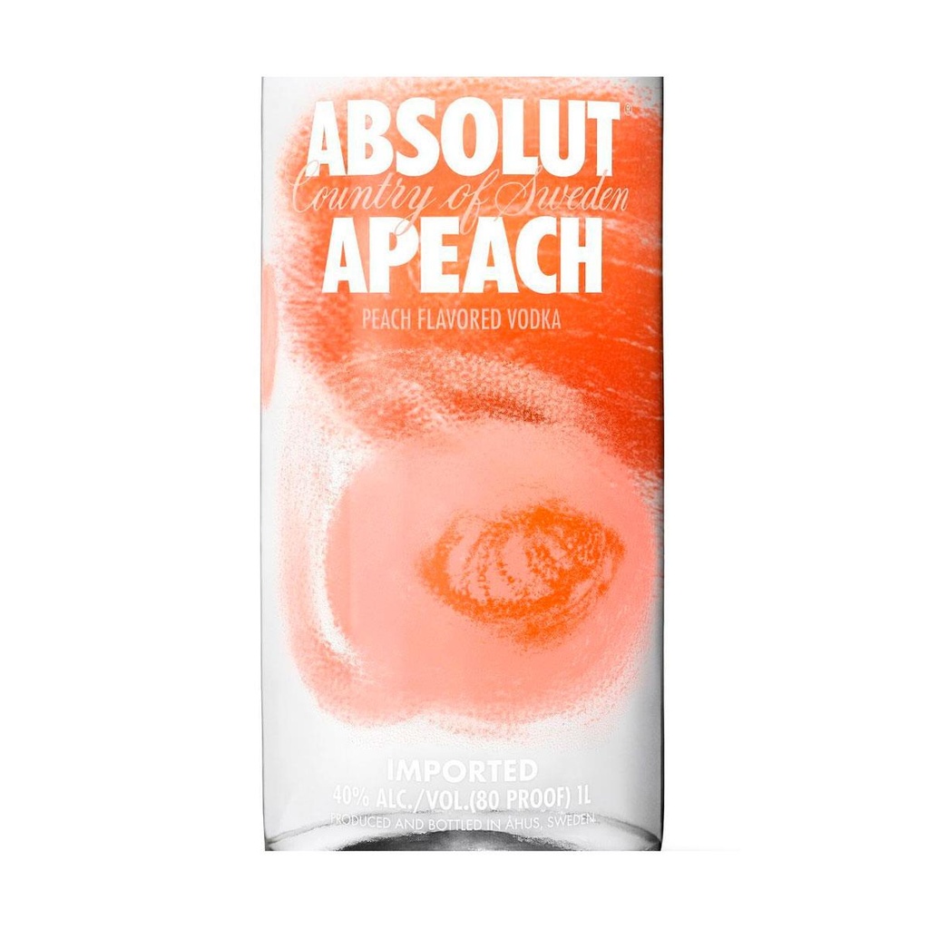 VODKA, Apeach, Absolut, 1 L