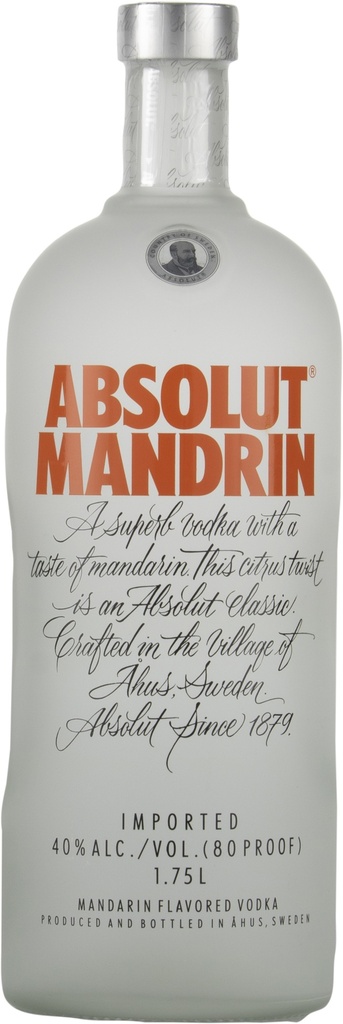 VODKA, Mandrin, Absolut, 1.75 L 
