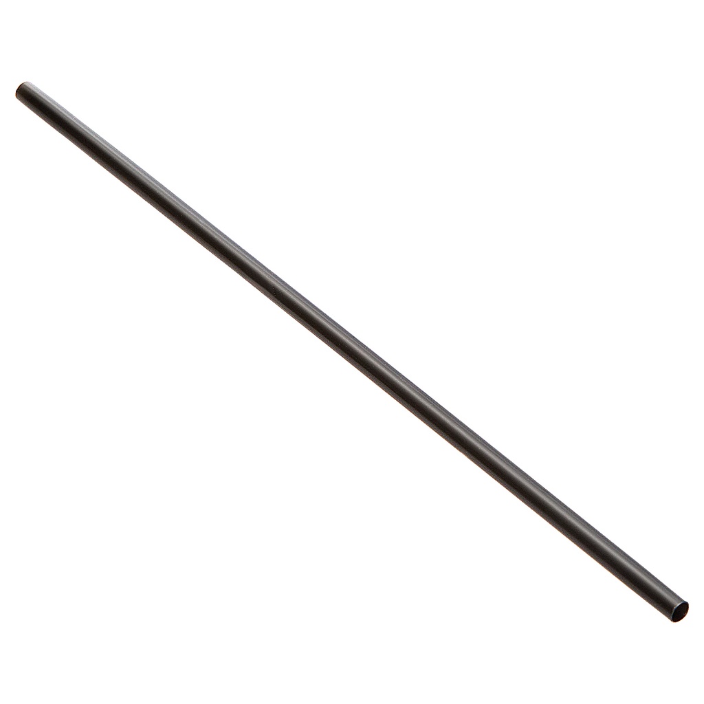STRAW, 5", Plastic, Black, Cocktail Stirrer, Victoria Bay, 1000 ct