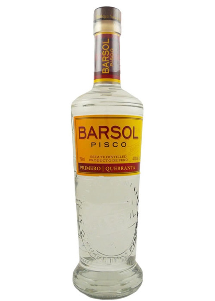 BRANDY, Pisco, Barsol, 750 ml 