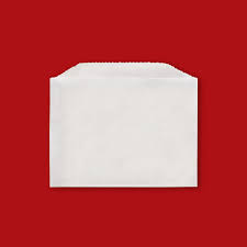 BAG, Paper, White, 602 , Plain French Fry , 4.5"x 3.5", Fisher, 1000 ct /-cs