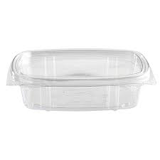 TO GO, Cont., 8 oz, Plastic, Clear, Hinged-Lid, Dart, 504 ct /-cs