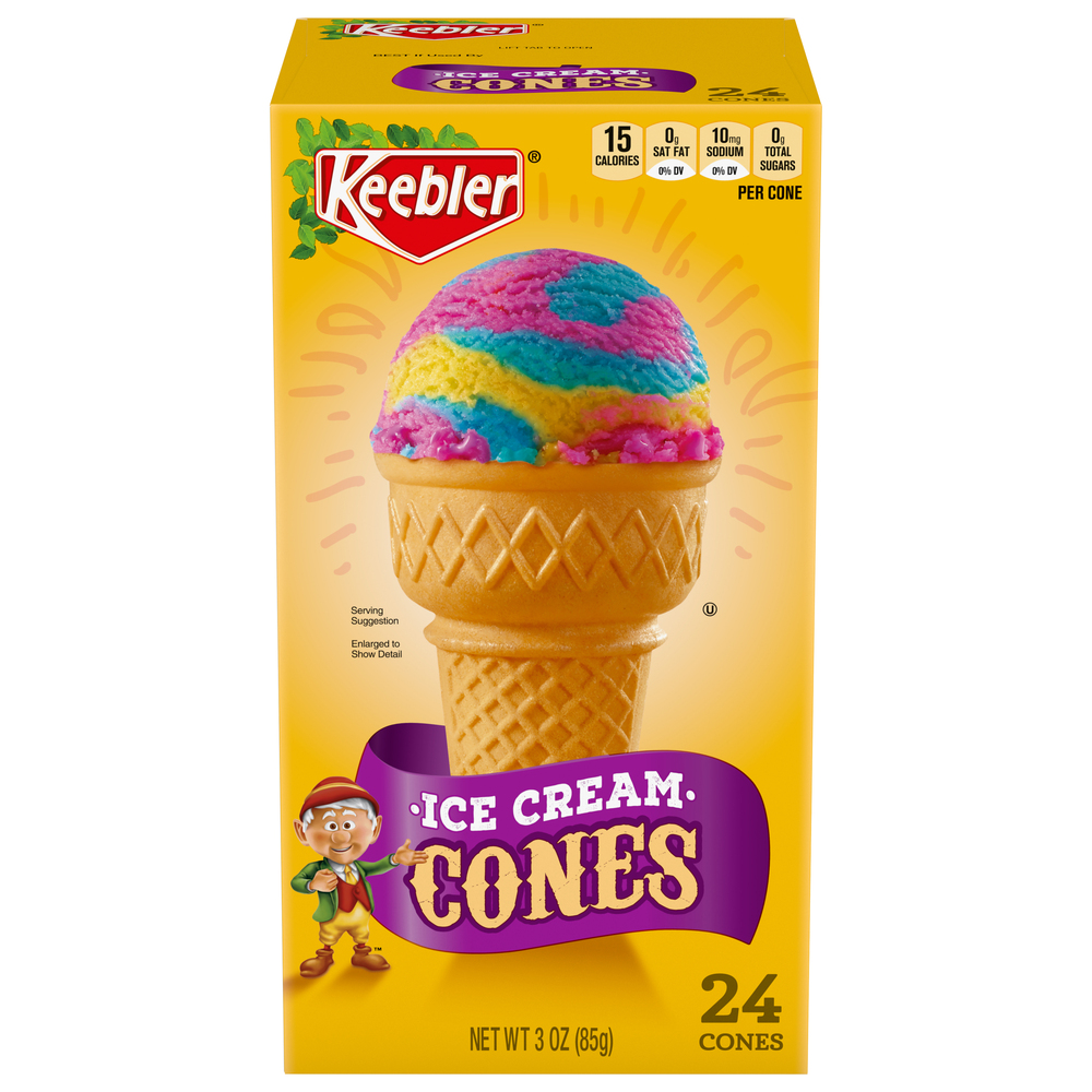 CONES KEEBLER, Cake Cup ,25D , Small, 100 ct  
