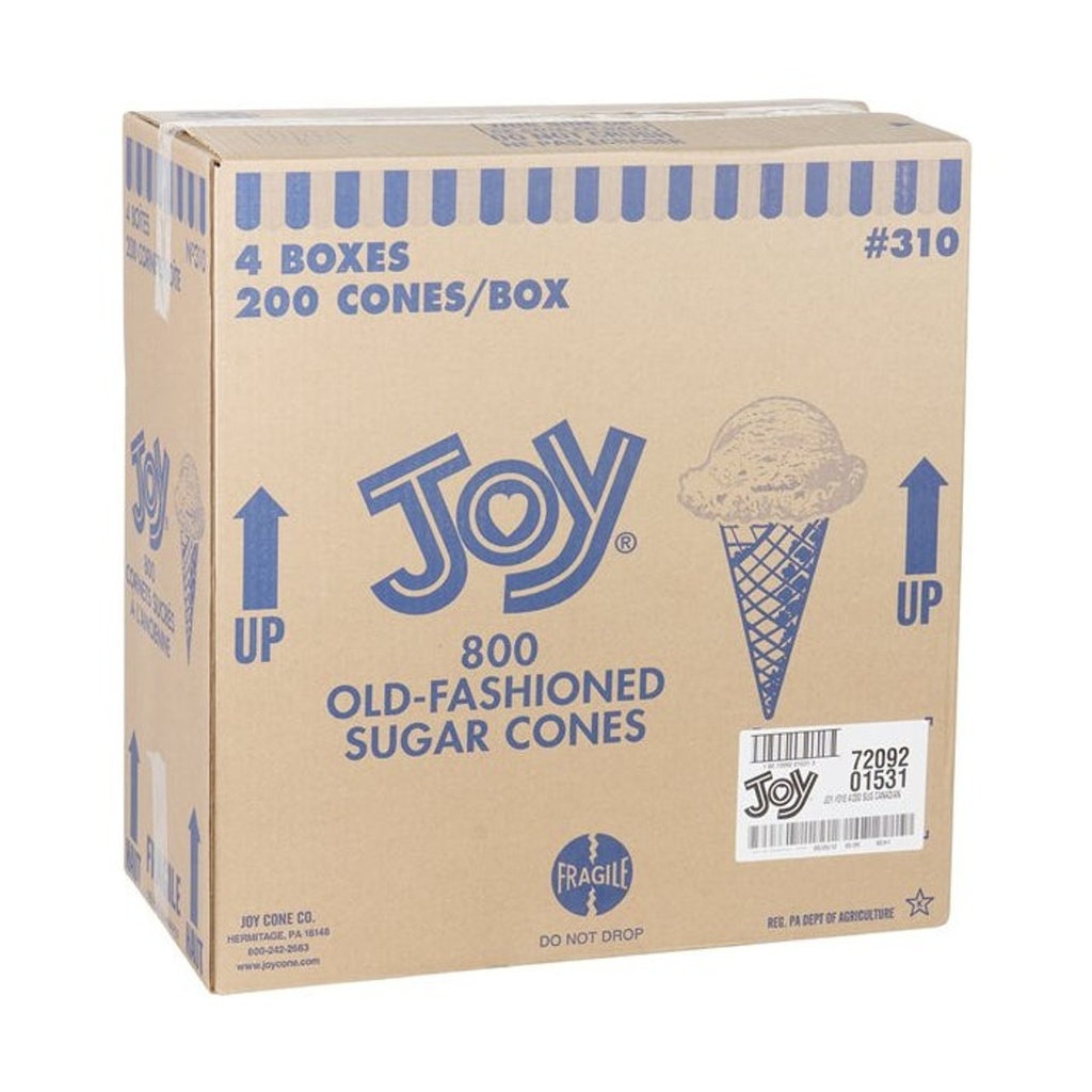 CONES JOY, Cake Cup ,#310 , Small, 2/200 ct /-cs