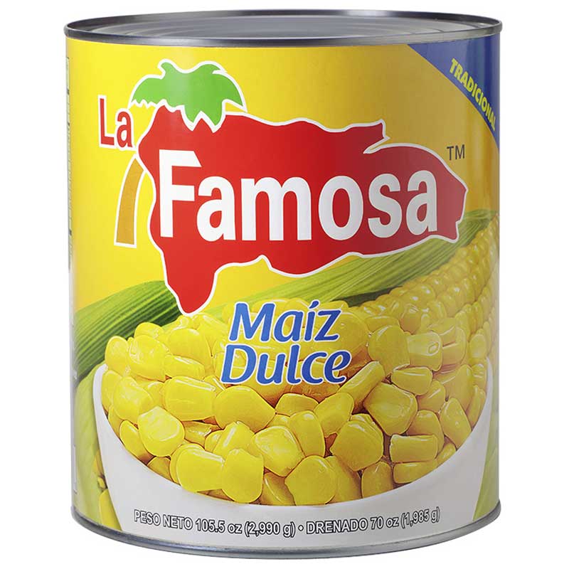 CORN, Dulce, Sweet Famosa, 105.5 oz