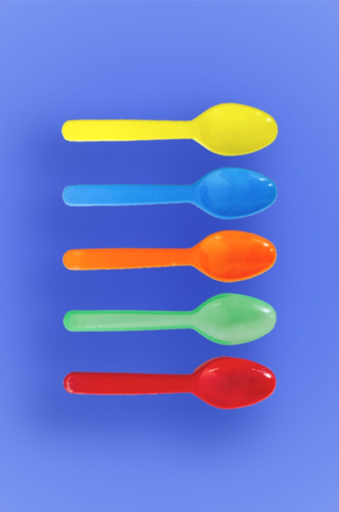 SPOON, Multicolor,Taster, Ice, Cream, Froyo, 1000 ct   