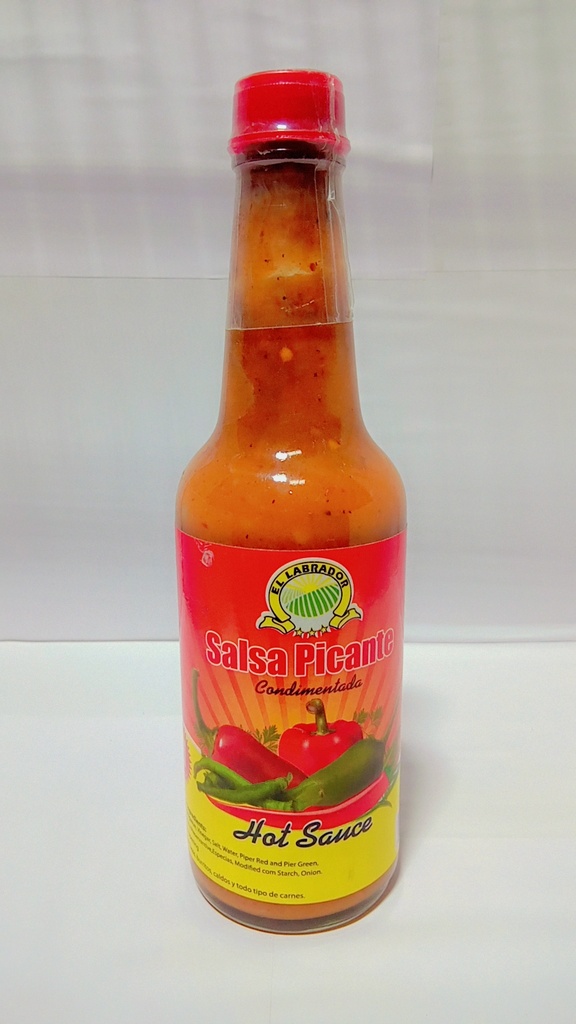 SAUCE, Salsa, Picante, Hot Sauce, El Labrador, 10 oz 