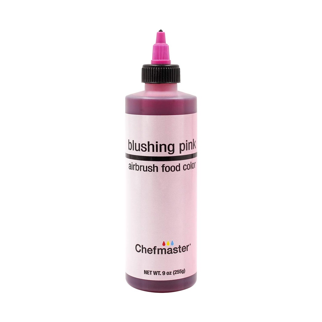 FOOD COLOR, Pink, Blushing, Airbrush, Chef Master, 9 oz 