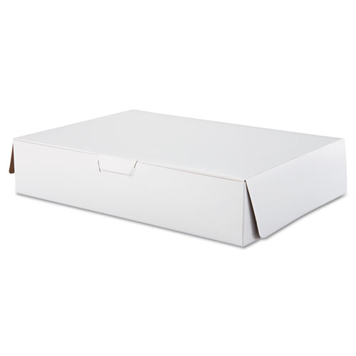 BOX, Cake, White, Carton, 4"x 4"x 2", 50 ct /-cs
