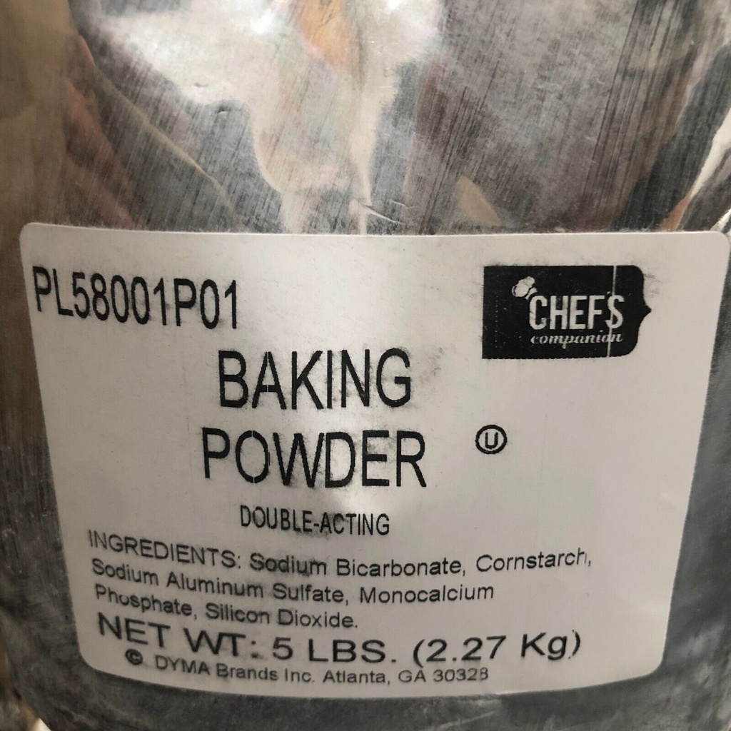 BAKING, Powder, Sodium, Bicarbonate, Pl58001P01, Cheff Companion, 5 lb