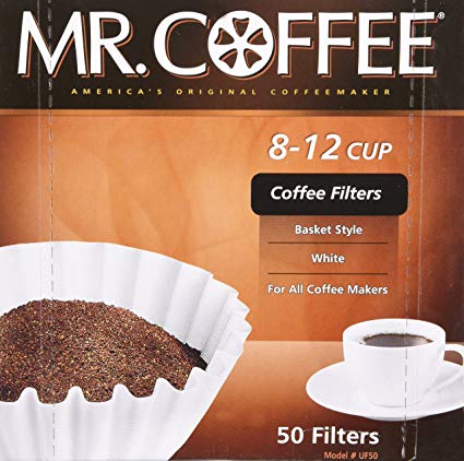 COFFEE FILTER, 8-12 Cup, Mr Coffee, 50 ct